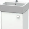 Duravit Brioso Waschtischunterbau BR4050L1818 434x339mm, Weiß Matt, Tür Links