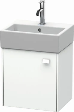 Duravit Brioso Waschtischunterbau BR4050L1818 434x339mm, Weiß Matt, Tür Links