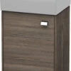 Duravit Brioso Waschtischunterbau BR4430L1051 434x339mm,Pine Terra/Chrom, Tür Links