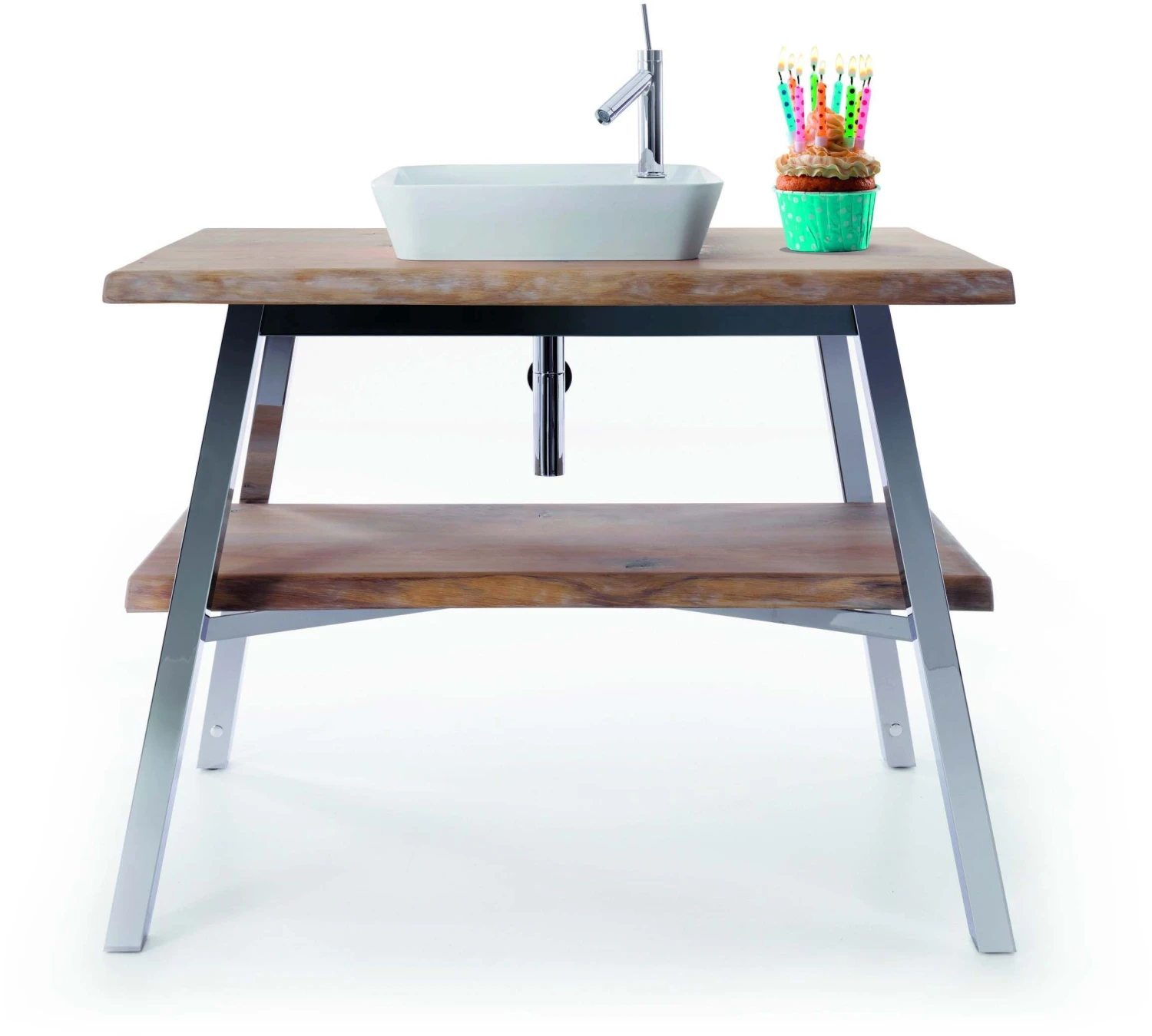 Duravit Cape Cod Aufsatzwaschtisch 2340462600 Weiß/weiß Seidenmatt, 46x46cm, Ohne Überlauf 3 Duravit Cape Cod Aufsatzwaschtisch 2340462600 Weiß/weiß Seidenmatt, 46x46cm, Ohne Überlauf – Bild 3