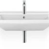 Duravit D-Neo Waschtisch 23665500001 Weiss Wondergliss, Mit Hahnloch Und Überlauf