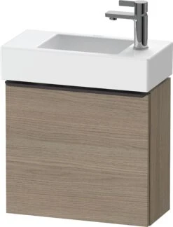 Duravit D-Neo Waschtisch-Unterschrank DE4219L3535 48,4 X 22,2 Cm, Eiche Terra, Wandhängend, 1 Türe, Links -VIEGA Verkäufe Duravit D Neo Waschtisch Unterschrank DE4219L3535 484 x 222 cm Eiche Terra wandhaengend 1 Tuere links 2