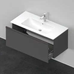 Duravit D-Neo Waschtisch-Unterschrank DE426304949 101 X 46,2 Cm, Graphit Matt, Wandhängend, 1 Auszug -VIEGA Verkäufe Duravit D Neo Waschtisch Unterschrank DE426304949 101 x 462 cm Graphit Matt wandhaengend 1 Auszug 2