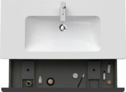 Duravit D-Neo Waschtisch-Unterschrank DE426304949 101 X 46,2 Cm, Graphit Matt, Wandhängend, 1 Auszug