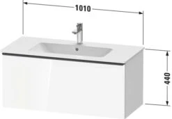 Duravit D-Neo Waschtisch-Unterschrank DE426304949 101 X 46,2 Cm, Graphit Matt, Wandhängend, 1 Auszug -VIEGA Verkäufe Duravit D Neo Waschtisch Unterschrank DE426304949 101 x 462 cm Graphit Matt wandhaengend 1 Auszug 6