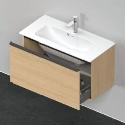 Duravit D-Neo Waschtisch-Unterschrank DE426903030 81 X 37,2, Eiche Natur, Wandhängend, 1 Auszug -VIEGA Verkäufe Duravit D Neo Waschtisch Unterschrank DE426903030 81 x 372 Eiche Natur wandhaengend 1 Auszug 2
