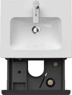 Duravit D-Neo Waschtisch-Unterschrank DE436002121 51 X 40,2 Cm, Nussbaum Dunkel, Wandhängend, 1 Schubkasten, 1 Auszug