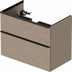Duravit D-Neo Waschtisch-Unterschrank DE436607575 81 X 46,2 Cm, Leinen, Wandhängend, 1 Schubkasten, 1 Auszug