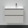 Duravit D-Neo Waschtisch-Unterschrank DE436700707 81 X 46,2 Cm, Betongrau Matt, Wandhängend, 1 Schubkasten, 1 Auszug