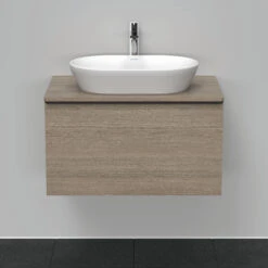 Duravit D-Neo Waschtisch-Unterschrank DE494703535 80 X 55 Cm, Eiche Terra, Wandhängend, 1 Auszug, 1 Konsolenplatte -VIEGA Verkäufe Duravit D Neo Waschtisch Unterschrank DE494703535 80 x 55 cm Eiche Terra wandhaengend 1 Auszug 1 Konsolenplatte 3