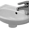 Duravit Handwaschbecken Duraplus Compact 36,5 X 26,5 Cm, Pergamon, Hahnlochvorstich Seitl.