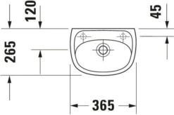 Duravit Handwaschbecken Duraplus Compact 36,5 X 26,5 Cm, Pergamon, Hahnlochvorstich Seitl. 8 Duravit Handwaschbecken Duraplus Compact 36,5 X 26,5 Cm, Pergamon, Hahnlochvorstich Seitl. -VIEGA Verkäufe Duravit Handwaschbecken Duraplus Compact 365 x 265 cm pergamon Hahnlochvorstich seitl 3