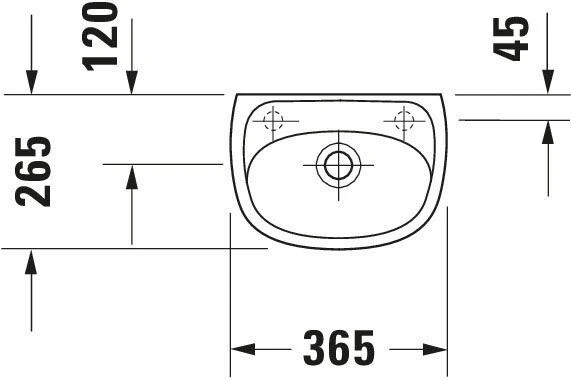 Duravit Handwaschbecken Duraplus Compact 36,5 X 26,5 Cm, Pergamon, Hahnlochvorstich Seitl. 4 Duravit Handwaschbecken Duraplus Compact 36,5 X 26,5 Cm, Pergamon, Hahnlochvorstich Seitl. – Bild 4
