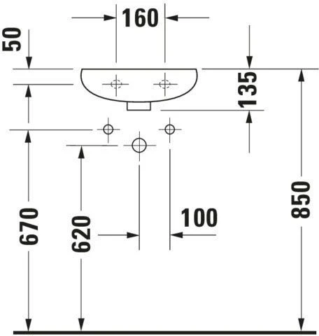 Duravit Handwaschbecken Duraplus Compact 36,5 X 26,5 Cm, Pergamon, Hahnlochvorstich Seitl. 5 Duravit Handwaschbecken Duraplus Compact 36,5 X 26,5 Cm, Pergamon, Hahnlochvorstich Seitl. – Bild 5