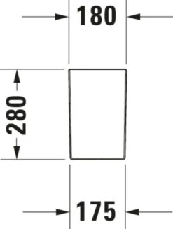 Duravit Happy D.2 Halbsäule 08583200001 Für Handwaschbecken, Weiss, Wondergliss -VIEGA Verkäufe Duravit Happy D.2 Halbsaeule 08583200001 fuer Handwaschbecken weiss wondergliss 4