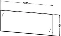 Duravit L-Cube Lichtspiegel LC7386000000100 180 X 70 X 6,7 Cm, 43 W, Mit Spiegelheizung, 19 W, LED -VIEGA Verkäufe Duravit L Cube Lichtspiegel LC7386000000100 180 x 70 x 67 cm 43 W mit Spiegelheizung 19 W LED 2