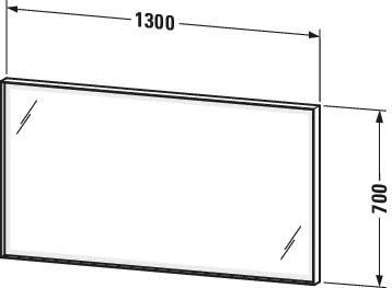 Duravit L-Cube Lichtspiegel LC7388000000100 130 X 70 X 6,7 Cm, 38 W, Mit Spiegelheizung, 19 W, LED 4 Duravit L-Cube Lichtspiegel LC7388000000100 130 X 70 X 6,7 Cm, 38 W, Mit Spiegelheizung, 19 W, LED – Bild 4