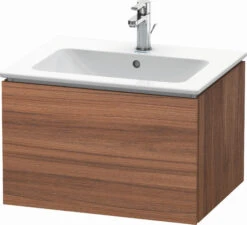 Duravit L-Cube Waschtischunterbau LC614007979 Nussbaum Natur, 62x40x48,1cm, 1 Auszug