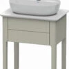 Duravit Luv Waschtischunterschrank LU956006060 68,8x45x74,3cm, Taupe Seidenmatt, 1 Auszug, Stehend
