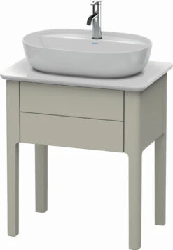 Duravit Luv Waschtischunterschrank LU956006060 68,8x45x74,3cm, Taupe Seidenmatt, 1 Auszug, Stehend