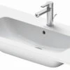 Duravit Me By Starck Möbel-Waschtisch 2336123260 123 X 49 Cm, Weiß Seidenmatt, Ohne Hahnloch, Mit Überlauf, Mit Hahnlochbank