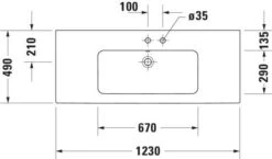 Duravit Me By Starck Möbel-Waschtisch 2336123260 123 X 49 Cm, Weiß Seidenmatt, Ohne Hahnloch, Mit Überlauf, Mit Hahnlochbank -VIEGA Verkäufe Duravit Me by Starck Moebel Waschtisch 2336123260 123 x 49 cm weiss seidenmatt ohne Hahnloch mit Ueberlauf mit Hahnlochbank 9