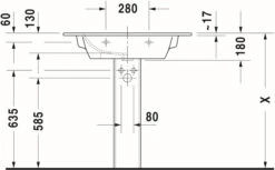 Duravit Me By Starck Möbel-Waschtisch 23368332601 83 X 49 Cm, Weiß Seidenmatt, WonderGliss, Ohne Hahnloch, Mit Überlauf, Mit Hahnlochbank 13 Duravit Me By Starck Möbel-Waschtisch 23368332601 83 X 49 Cm, Weiß Seidenmatt, WonderGliss, Ohne Hahnloch, Mit Überlauf, Mit Hahnlochbank -VIEGA Verkäufe Duravit Me by Starck Moebel Waschtisch 23368332601 83 x 49 cm weiss seidenmatt WonderGliss ohne Hahnloch mit Ueberlauf mit Hahnlochbank 3