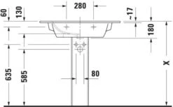 Duravit Me By Starck Möbel-Waschtisch 23368332601 83 X 49 Cm, Weiß Seidenmatt, WonderGliss, Ohne Hahnloch, Mit Überlauf, Mit Hahnlochbank 18 Duravit Me By Starck Möbel-Waschtisch 23368332601 83 X 49 Cm, Weiß Seidenmatt, WonderGliss, Ohne Hahnloch, Mit Überlauf, Mit Hahnlochbank -VIEGA Verkäufe Duravit Me by Starck Moebel Waschtisch 23368332601 83 x 49 cm weiss seidenmatt WonderGliss ohne Hahnloch mit Ueberlauf mit Hahnlochbank 8