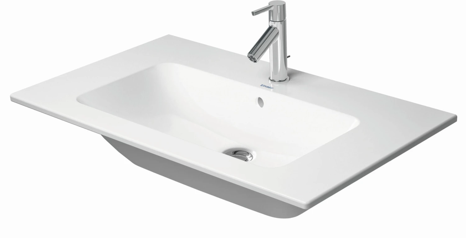 Duravit Me By Starck Möbel-Waschtisch 23368332601 83 X 49 Cm, Weiß Seidenmatt, WonderGliss, Ohne Hahnloch, Mit Überlauf, Mit Hahnlochbank 1 Duravit Me By Starck Möbel-Waschtisch 23368332601 83 X 49 Cm, Weiß Seidenmatt, WonderGliss, Ohne Hahnloch, Mit Überlauf, Mit Hahnlochbank