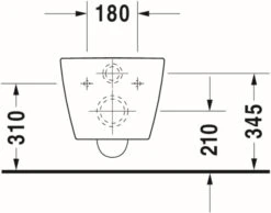 Duravit Me By Starck Wand-Tiefspül-WC 25280926001 37 X 57 Cm, 4,5 L, Mit Durafix, Weiß/Weiß Seidenmatt WonderGliss -VIEGA Verkäufe Duravit Me by Starck Wand Tiefspuel WC 25280926001 37 x 57 cm 45 l mit Durafix Weiss Weiss Seidenmatt WonderGliss 9