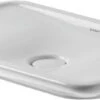 Duravit PuraVida Aufsatzwaschtisch 037070000 70 X 42 Cm, Weiss, Ohne Hahnlochbank