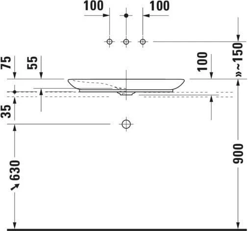 Duravit PuraVida Aufsatzwaschtisch 037070000 70 X 42 Cm, Weiss, Ohne Hahnlochbank 8 Duravit PuraVida Aufsatzwaschtisch 037070000 70 X 42 Cm, Weiss, Ohne Hahnlochbank – Bild 8