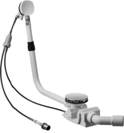 Duravit Quadroval Ein-,Ab- Und Überlaufgarnitur 791249000001000, Chrom, Für Shower + Bath