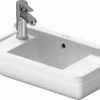 Duravit Starck 3 Handwaschbecken 0751500000 50 X 26 Cm, Weiss, Hahnloch Vorstich