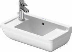 Duravit Starck 3 Handwaschbecken 0751500000 50 X 26 Cm, Weiss, Hahnloch Vorstich