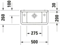 Duravit Starck 3 Handwaschbecken 0751500000 50 X 26 Cm, Weiss, Hahnloch Vorstich -VIEGA Verkäufe Duravit Starck 3 Handwaschbecken 0751500000 50 x 26 cm weiss Hahnloch Vorstich 3