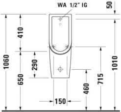 Duravit Starck 3 Urinal 0827250000 Weiss, Zulauf Von Hinten, Mit Spüldüse 16 Duravit Starck 3 Urinal 0827250000 Weiss, Zulauf Von Hinten, Mit Spüldüse -VIEGA Verkäufe Duravit Starck 3 Urinal 0827250000 weiss Zulauf von hinten mit Spuelduese 6