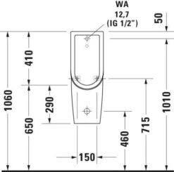 Duravit Starck 3 Urinal 0827250000 Weiss, Zulauf Von Hinten, Mit Spüldüse 17 Duravit Starck 3 Urinal 0827250000 Weiss, Zulauf Von Hinten, Mit Spüldüse -VIEGA Verkäufe Duravit Starck 3 Urinal 0827250000 weiss Zulauf von hinten mit Spuelduese 7