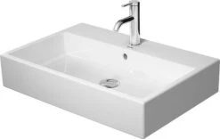 Duravit Vero Air Möbel-Waschtisch Geschliffen 23507000281 70 X 47 Cm, Weiß WonderGliss, Ohne Hahnloch, Mit Überlauf, Mit Hahnlochbank