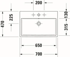 Duravit Vero Air Möbel-Waschtisch Geschliffen 23507000281 70 X 47 Cm, Weiß WonderGliss, Ohne Hahnloch, Mit Überlauf, Mit Hahnlochbank -VIEGA Verkäufe Duravit Vero Air Moebel Waschtisch geschliffen 23507000281 70 x 47 cm weiss WonderGliss ohne Hahnloch mit Ueberlauf mit Hahnlochbank 5