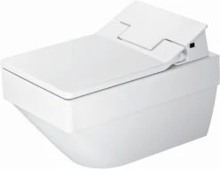 Duravit Vero Air Wand Tiefspül WC 25255900001 Weiss Wondergliss, Für SensoWash, Rimless