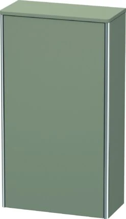 Duravit XSquare Halbhochschrank XS1303L9292 50x88x23,6cm, Tür Links, Steingrau Seidenmatt