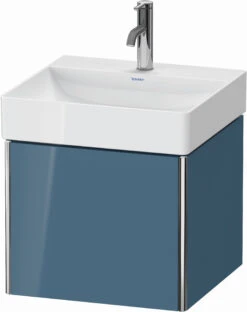 Duravit XSquare Waschtisch-Unterschrank XS405904747 48,4x39,7x46cm, 1 Auszug, Stone Blue Hochglanz