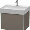 Duravit XSquare Waschtisch-Unterschrank XS406109090 58,4x39,7x46cm, 1 Auszug, Flannel Grey Seidenmatt