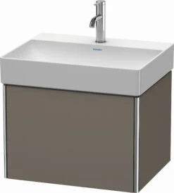 Duravit XSquare Waschtisch-Unterschrank XS406109090 58,4x39,7x46cm, 1 Auszug, Flannel Grey Seidenmatt