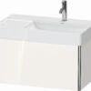 Duravit XSquare Waschtisch-Unterschrank XS406202222 78,4x39,7x46cm, 1 Auszug, Weiß Hochglanz
