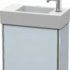 Duravit XSquare Waschtisch-Unterschrank XS4091R9797 48,4x39,7x24cm, Tür Rechts, Lichtblau Seidenmatt