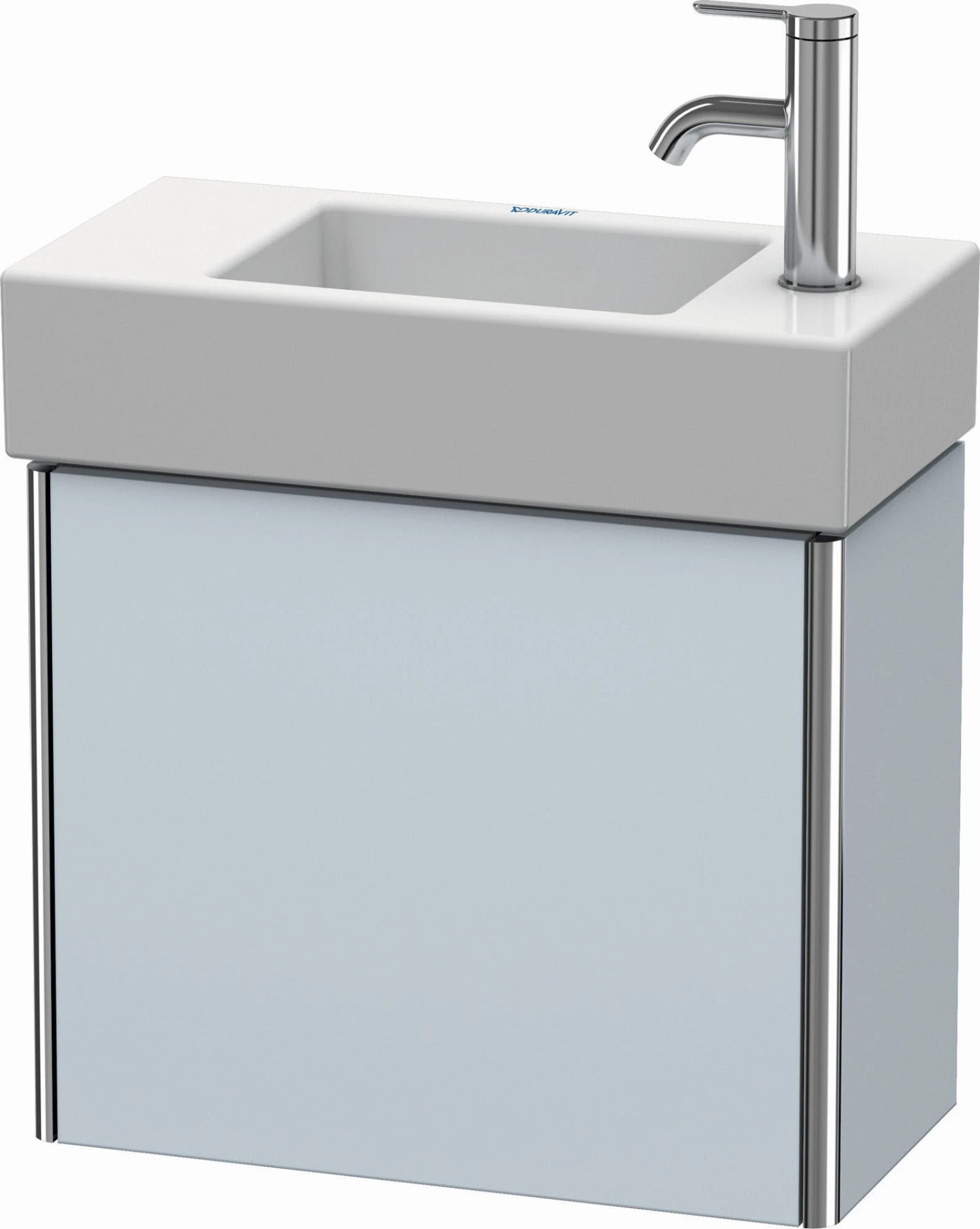 Duravit XSquare Waschtisch-Unterschrank XS4091R9797 48,4x39,7x24cm, Tür Rechts, Lichtblau Seidenmatt 1 Duravit XSquare Waschtisch-Unterschrank XS4091R9797 48,4x39,7x24cm, Tür Rechts, Lichtblau Seidenmatt