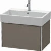 Duravit XSquare Waschtisch-Unterschrank XS409409090 68,4x39,7x46cm, 1 Auszug, Flannel Grey Seidenmatt