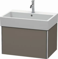 Duravit XSquare Waschtisch-Unterschrank XS409409090 68,4x39,7x46cm, 1 Auszug, Flannel Grey Seidenmatt